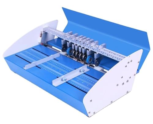 Elektrische Rillmaschine,Papier-Rill- und Falzmaschine,Perforator,für Karten, Einladungen, Tickets,Einfache Einstellung der Rill- und Perforationstiefe