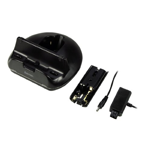 Hama Wii U Ladestation Triple Charger, 550mAh Wii Mote-Akku, Schwarz