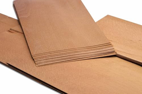 Echtholz Furnier Set – 4–5 Furnier Holzfurniere, Ideal für Modellbau, Ausbesserungsarbeiten, Intarsien, DIY, Restauration, Intarsien, Schmuck & Bastelprojekte (Buche)