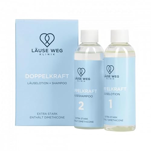 Doppel Kraft - Premium Läuselotion und Läuseshampoo - 200ml - aus der Klinik