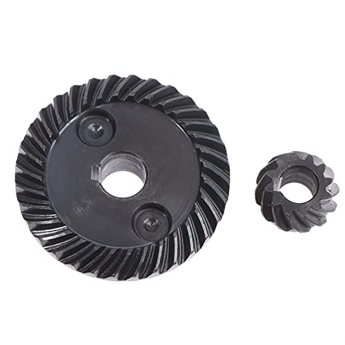 VORNEL Ritzel-Spirale 1 Paar 12T 32T Kegelrad 8mm 10mm Innenlochdurchmesser Metall Spiralkegelrad for 9523 Winkelschleifer Winkelschleifer Gehrungswurm