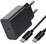 45W USB C Ladegerät für Samsung Galaxy S24 Ultra/S25 Plus/S23 FE/S25 Ultra/S22/S21 S20 A54 A55 5G/A34 A53 A25 A35,Z Fold 4 5 6/Note 10/20 Tab S7 S8 S9 A9,Typ C Netzteil Schnellladegerät mit Ladekabel