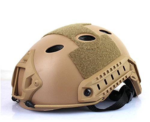 Helm für Softair, Paintball, Militär, verstellbarer Helm, schneller PJ-Typ für CS, Jagd, Schießen, Reiten (t)