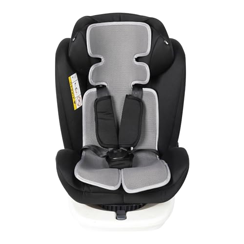 babycab Universal Sitzauflage Sommer - passend für Kindersitze Gruppe 0/I/II, Kinderwagen und Buggys - atmungsaktiv und druckelastisch, transportiert Feuchtigkeit ab - 3D-Mesh