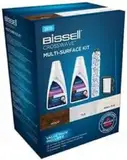 BISSELL Zubehör-Set Vorteilspack | Original 2 x 1 L Multi Surface-Reinigungsmittel Mehrflächen-Bürstenwalze | 1 x Filter | Ideal für Ihren CrossWave 17132, 2225N, 2582N oder 25821 | 2815