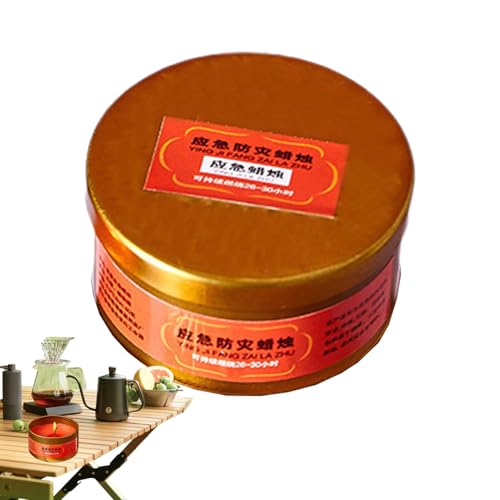 Katastrophenkerzen - Windbreaker Survival Candles | Ohne Rauch Camping Kerze | Langfristige Notfallkerze für strategische Katastrophenprävention und Bequemlichkeit