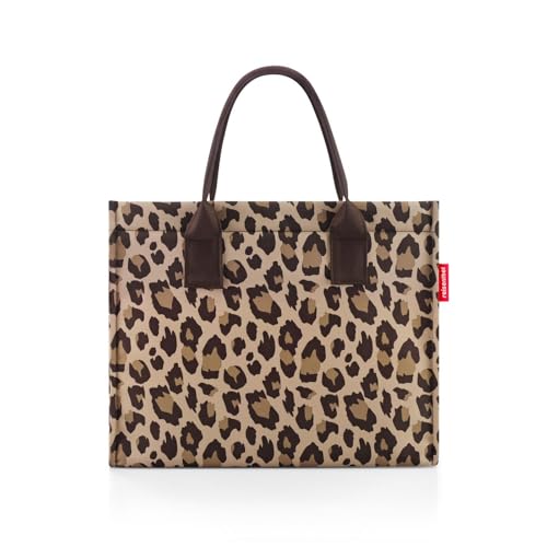 reisenthel daily shopper leo macchiato – Moderner, geradliniger Shopper für jeden Anlass - praktische Handtasche, groß genug für Ihre Einkäufe und Ihre Alltagsgegenstände