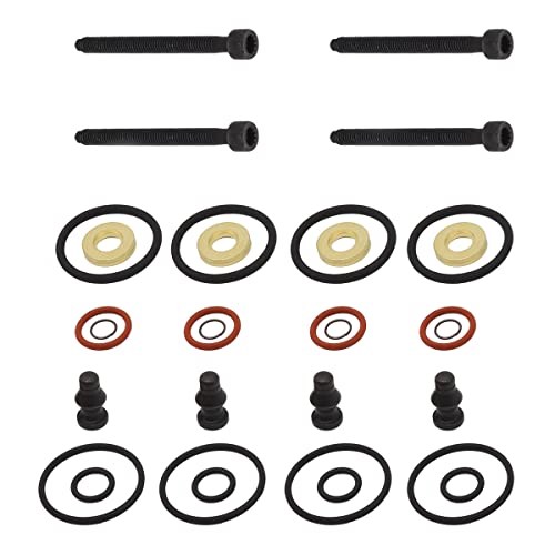 4x Pumpe - Düse - Dichtungssatz für VW AUDI 1417010997 TDI +Für VW Dehnschrauben Repsatz Einspritzdüsen Hochwertige Dichtungssätze