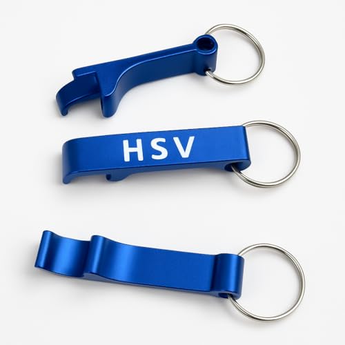 2 Stück/Doppelpack HSV Flaschenöffner blau Hamburg