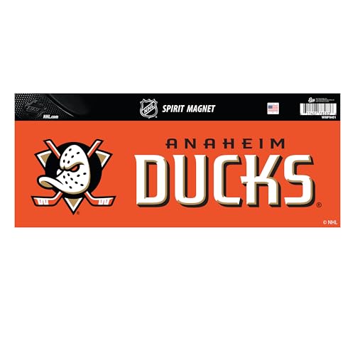 Rico Industries Uni – Erwachsene 4” x 10 WMF Magnet, 10,2 x 25,4 cm, Anaheim Enten, Ducks