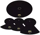 Meinl Cymbals Cymbal Mute Schlagzeug Becken Dämpfer Set 14, 16 und 20 Zoll (35,56-50,80cm) für geräuscharmes Üben Zuhause – Drumset Zubehör, Schwarz (MCM-141620)