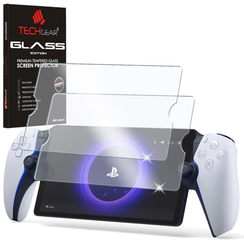 TECHGEAR Blendfreie Glasfolie für PS Portal (2 Pack), mattes gehärtetes Glas, Displayschutzfolie [9H Härte] [kratzfest] [blasenfrei] für Sony PlayStation Portal Remote Player