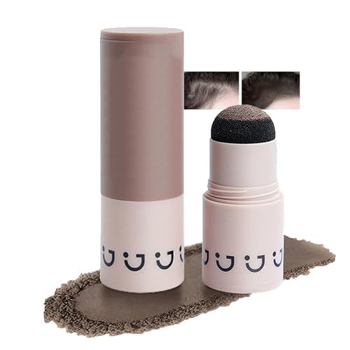 Haaransatzpuder, Haar Concealer zur Haarverdichtung Frauen Männer, Wasserfest Ansatzpuder mit Perfektes Finish, Haaransatz Puder zum Abdecken von Grauem & Dünnem Haar, Hairline Powder mit Schwammkopf