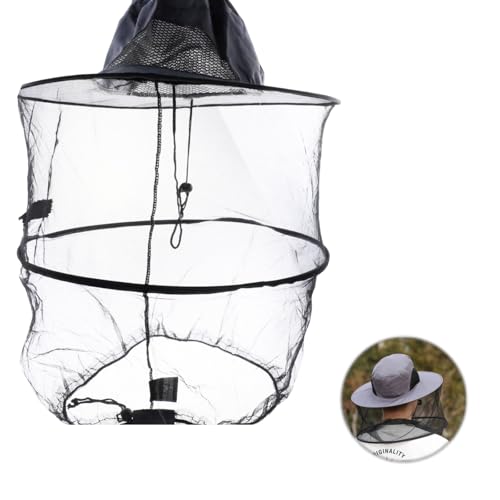 Zeaicos Moskito Kopf Netzhut, Bienenstechschutz Moskitonetz Hut, Mit Kopfschutz Für Imker & Outdoor Enthusiasten – Ideal Für Wanderungen, Camping Und Reisen