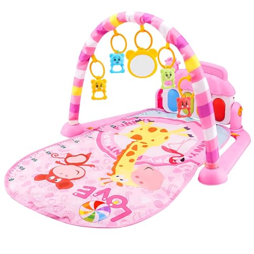 Fitness-Set für Kinder, Aktivität, Musical Play Gym | Spielzeugzentrum für die frühe Entwicklung, bunt, extra große Bodenmatte, Lernstation zur sensorischen Stimulation Pa