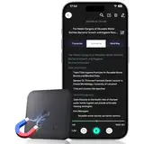 KI Digitales Diktiergerät 64GB – Aufnahmegerät mit Automatischer Transkription und Zusammenfassung, ChatGPT 4o, 102 Sprachen, App-Steuerung, Ideal für Meetings, Vorlesungen, Interviews und Anrufe