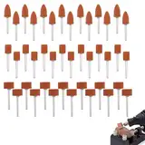 42 Stück Korund Schleifspitze Set, Schleifaufsatz Für Akkuschrauber, Schleifaufsatz Akkuschrauber, Schleifscheibenkopf, 1/8 Zoll Schaftgröße, Zur Verwendung Auf Edelsteinen, Glas, Metall Und Holz
