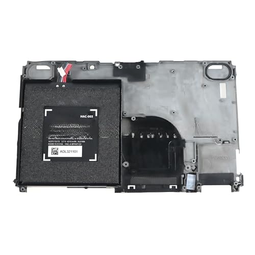 NONGYU 2-teiliges Reparaturset Ersatz Mittelrahmen und Batterie für Schalter 2017 2018 HAC-001 und 2019 2020 HAC-001(-01)