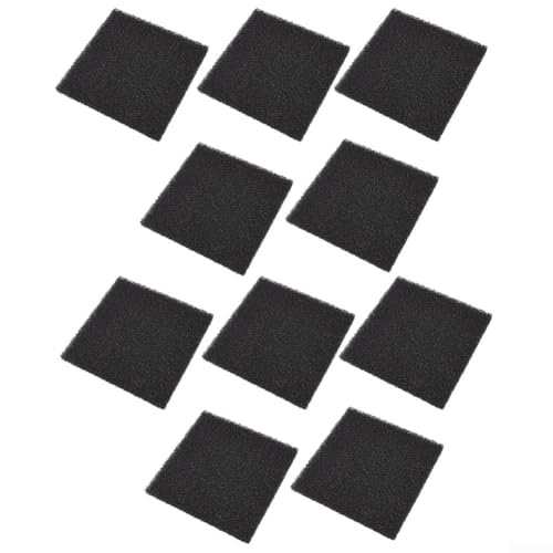 Customizable Carbon Filter Sponge, Fit for Different Models, 13x13x1cm (10PCS)