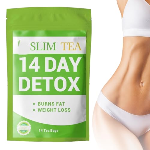 14 Tage Tee Zum Abnehmen, Detox Cleanse Weight Loss Tea, Detox Tee Zum Abnehmen, Sanfte Entgiftung und Reinigung zur Gewichtsreduktion und zum Abbau von Bauchfett(3pcs)