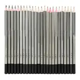 TOPINCN 24-teiliges Zeichenstift-Set, Sketch Art Graphit-Zeichenstift 9H 8H 7H 6H 5H 4H 3H 2H H HB F B 2B 3B 4B 5B 6B 7B 8B 9B 10B 11B 12B 14B