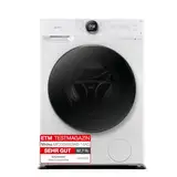 Midea MF200W80WB-14AS Waschmaschine/8KG /Energieeffizienzklasse A/Mengenautomatik/Steam Care/Nachlegefunktion / 1400 U/min/Zeitsparen - Turbo Wash/nur 48 cm tief/APP-Steuerung, AquaStop, Weiß