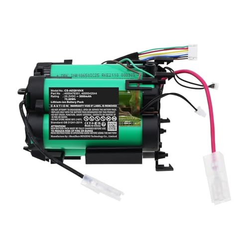 Zhyepou 2000 mAh/3000 mAh Ersatzakku. Kompatibel mit Electrolux PQ91-50MB/PQ91-ALRGS-Serie, Anima, Green und PQ92-ALGS – Doppelte Kapazität, präzise Passform(3000mAh)