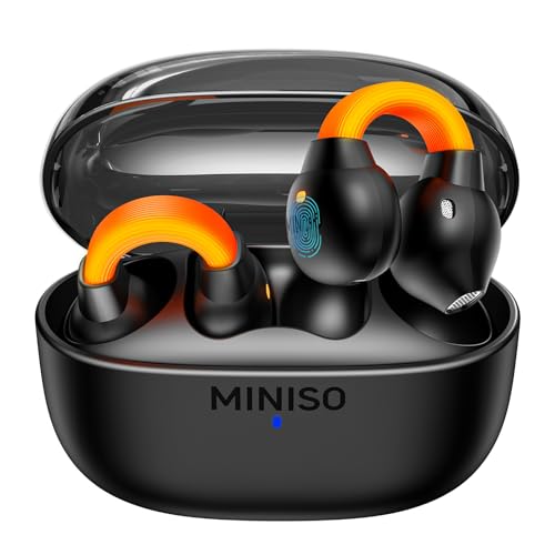 MINISO ms191 Übersetzung Ohrhörer Echtzeit OWS Open Ear AI Übersetzer Ohrhörer Drahtlose Bluetooth Kopfhörer Unterstützung 135 Sprachen Übersetzer Kopfhörer passend iOS/Android für Reise Business