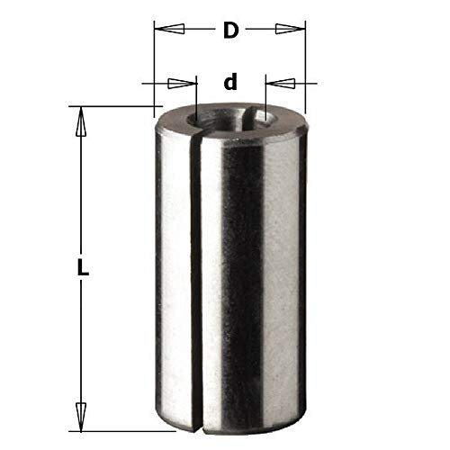 SCHAFTHÜLSE D=9,5/12,7 L=25