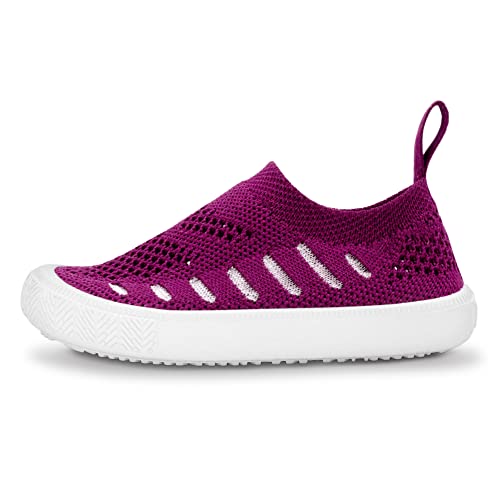 Jan & Jul Kinder Leichte Sommerschuhe in Strick-Optik für Mädchen (Orchidee, EU Size 30)