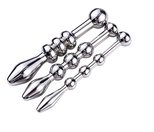 Harnröhrenstecker set, Harnröhren Dilator Set Für Anfänger und Profis geeignet, Penis Plug Dilatatoren Harnröhren Dilator Masturbation Sex Spielzeug für Männer (3er Set 6mm 8mm 10mm)