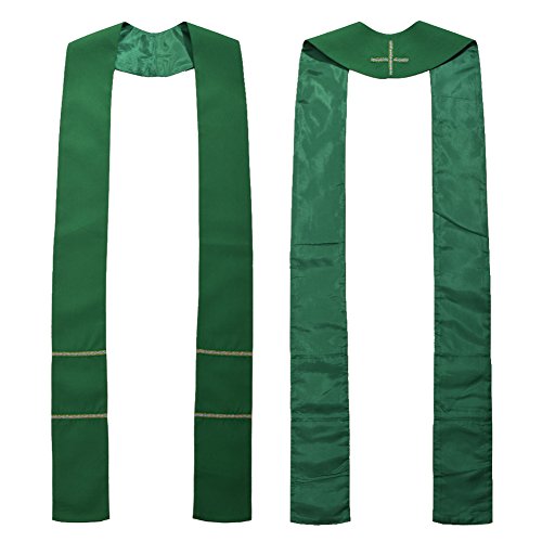 BLESSUME Kirche Pastor Mass Stole (Grün)