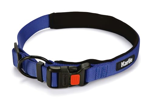 Karlie Art Sportiv Premium, Hundehalsbänder, Nylon, Blau, 60-65x3 cm