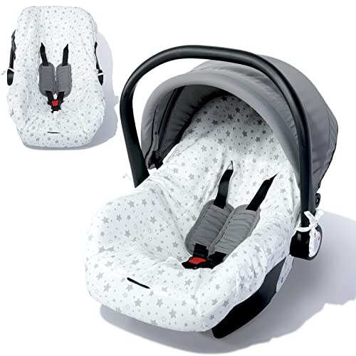 Orzbow Universal Bezug für Babyschale,Schutzbezug aus 100% Baumwolle,Perfekter Passform für Babyschale (z.B. Maxi Cosi,CabrioFix,Pebble),Atmungsaktiv gegen Schwitzen, Maschinenwaschbar