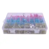Wärmeschrumpfungsdrahtanschlüsse Wärme Schrumpfrohr -Schläuche Wärme Schrumpf -Crimp -Anschlüsse Marine Grade Nylon Wasserdicht Isoliert für Marine Boat (300 Prozent (24 Arten von Spezifikationen))