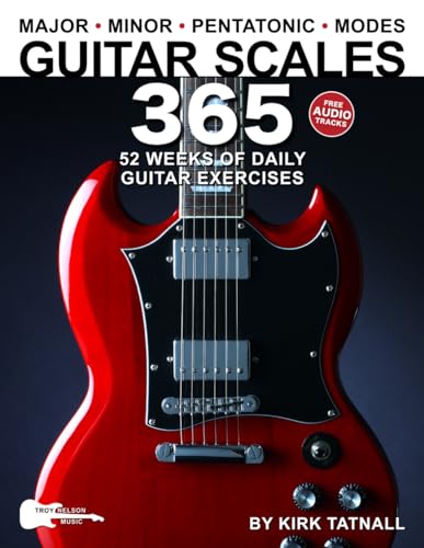 Guitar Scales 365: 52 Weeks of Daily Guitar Exercises—Major, Minor, Pentatonic & Modes. Plus, the Guitar CAGED System! (Music 365)