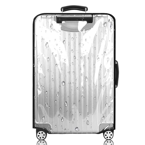 Transparente Kofferschutzhülle, 28 Zoll PVC Wasserdicht Staubdicht Kratzschutz Kofferhülle Kofferschutzhülle, Gepäck Kofferabdeckung, Suitcase Cover für 28 Zoll Koffer