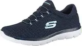 Skechers Damen Summits Lite Sneaker, Marine Light Blau, 41 EU