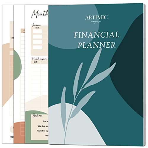 BIROYAL Budget Planner Deutsch - 60 Seiten Undatiert Finanzplaner - Budgetplaner mit Monatliches Budget, Ausgaben Tracker, Einsparungs und Einkommen - Kontrolle Ihres Geldes - Haushaltsbuch A5