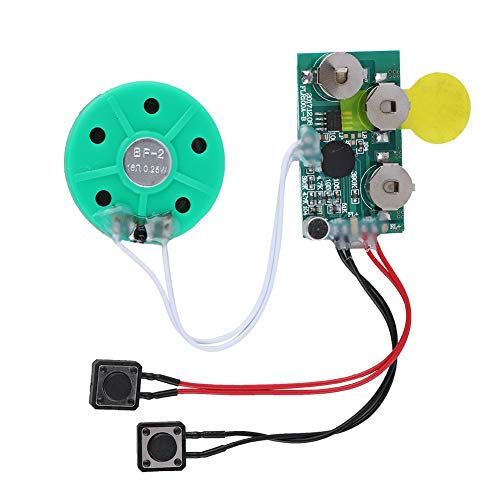 Diyeeni Soundmodul, Sound Modul, 4 Minuten DIY Grußkarten Sound Chip Modul für Karten, Spielwaren, Geschenke, Tasten Kontrolliert