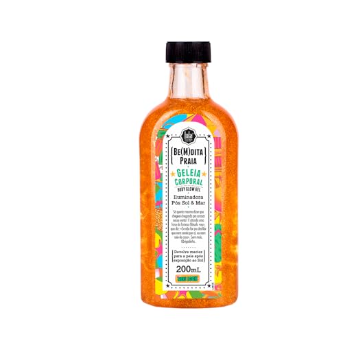 Lola Cosmetics - Körpergel BE(M) DITA GHEE PRAIA - Unisex - 200 ml - Feuchtigkeitsspendende und erfrischende Pflege.