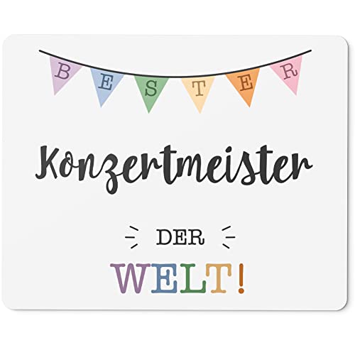 JUNIWORDS Mauspad Mousepad, Bester Konzertmeister der Welt (5706976)