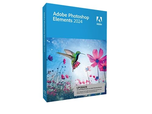 Adobe Photoshop Elements 2024|Upgrade |1 Gerät | PC/Mac | unbefristet | Box inkl. Aktivierungscode