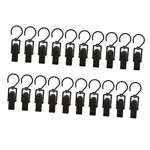 HOLIDYOYO Platzsparender Clips Für Kleidung Drehbare Kleiderclips Für Schuhe Hosen Und Vorhänge Multifunktionale Haken Für Kleidungsgeschäfte Und Wäschetrocknung Änge Öffnung