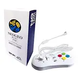 SNK Neo Geo Mini Controller, SNK Wired Game Pad Kompatibel mit NEOGEO Mini und NEO-GEO Arcade Stick Pro für Zwei Spieler Zum Gleichzeitigen Spielen von Spielen (Weiß))