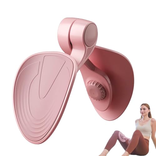 Oberschenkeltrainer Beckenbodentrainer Beintrainer, Beintrainer für Zuhause Beine Trainingsgerät für Zuhause Damen, Trimmer-Innenschenkel, Arm-Bein-Trainer, Sport-Schlankheitstraining (Rosa)