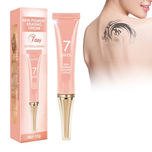 Tattoo Entferner Creme, 13g Tätowierungen Verblassende Creme Anti-Tattoo-Druckcreme Zur Tattooentfernung Schmerzfreie Reinigung Der Haut-Tätowierung, Sichere, Schnelle Und Effektive Entfernung (B)