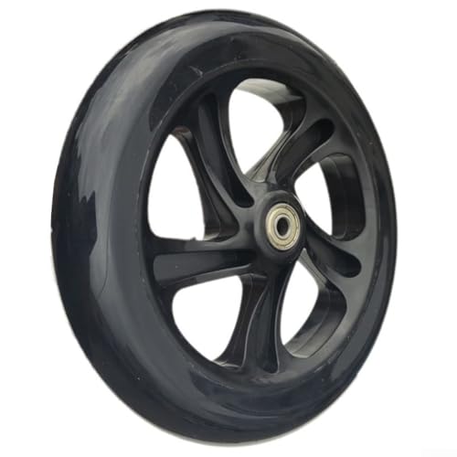 200 mm Scooter-Rad mit hoher Tragfähigkeit, ideal für Erwachsene Roller (schwarz)