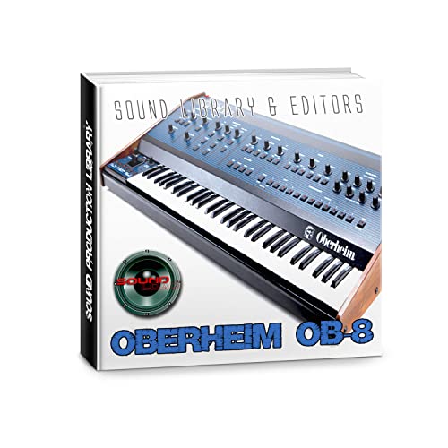 OBERHEIM OB-8 Riesige Originalfabrik und neu erstellte Soundbibliothek & Editoren