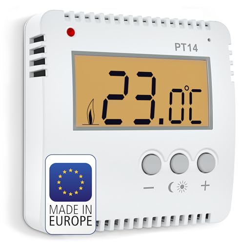 Elektrobock Raumthermostat für elektrische Heizung, PT14 Kompakt